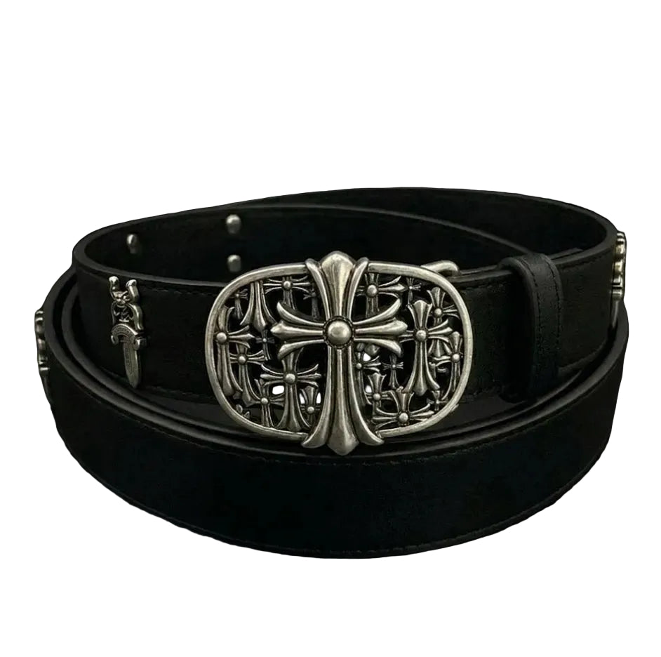 Chrome CEMETERY CROSS BELT