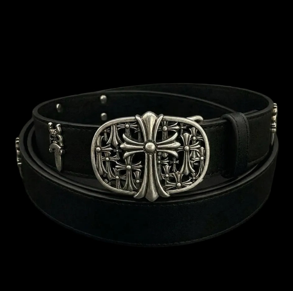 Chrome CEMETERY CROSS BELT