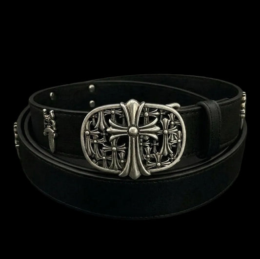 Chrome CEMETERY CROSS BELT