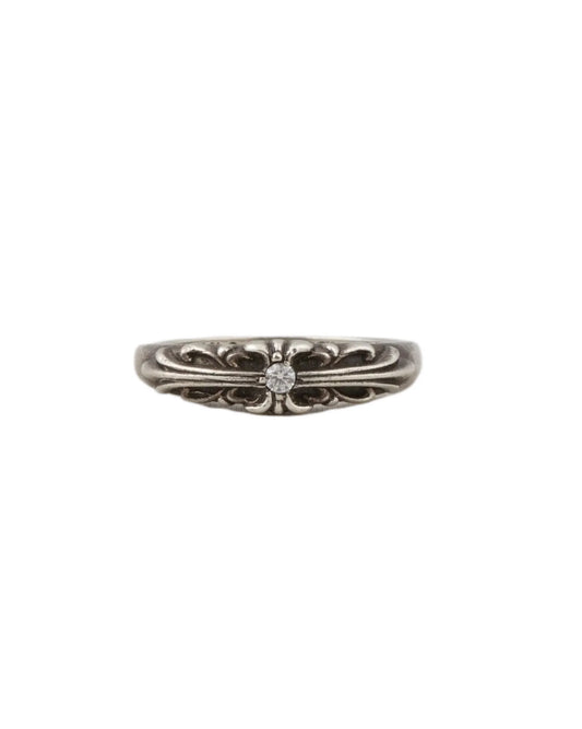 Chrome Hearts Diamond Baby Floral Ring