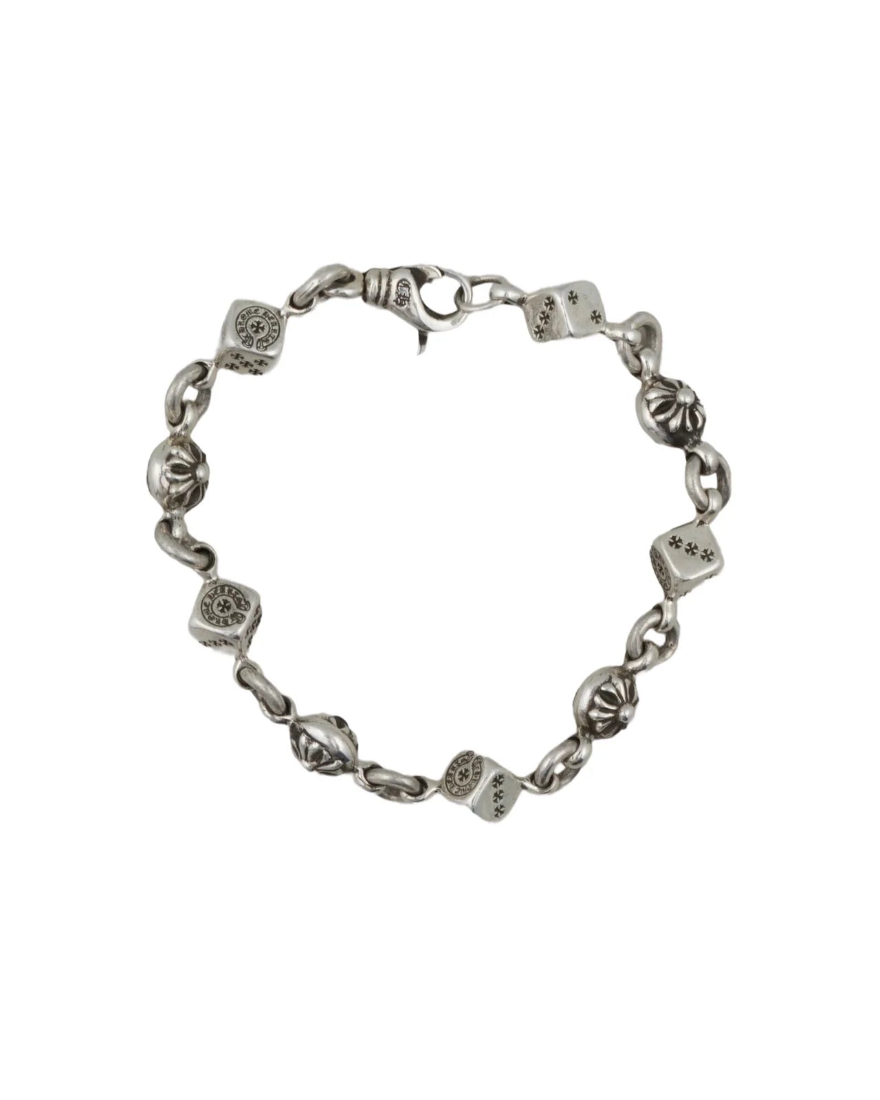 Chrome Hearts Dice & Cross Bracelet