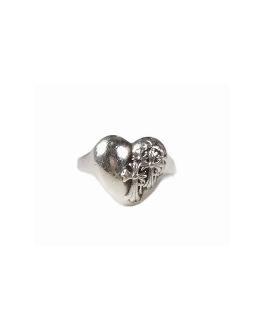 Chrome Hearts RIP Heart Cemetery Ring