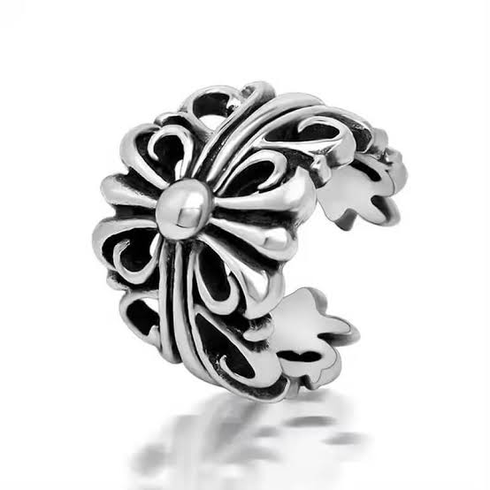 Chrome Hearts Double Floral Ring