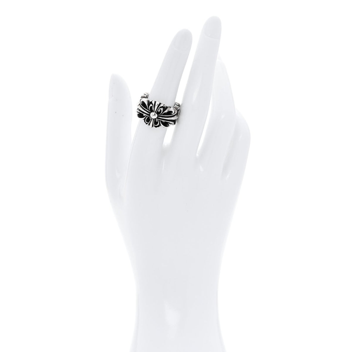 Chrome Hearts Double Floral Ring