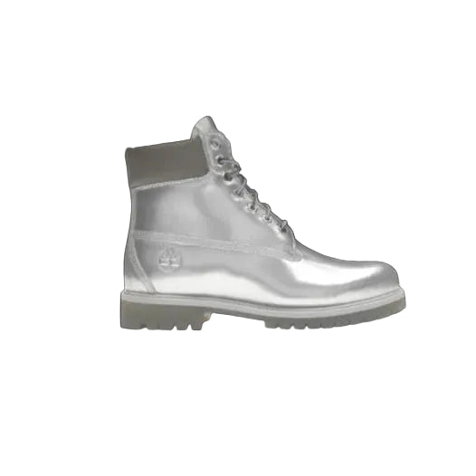 Metallic Silver Timberland