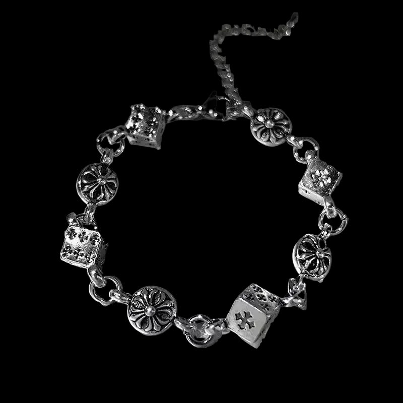 Chrome Hearts Dice & Cross Bracelet