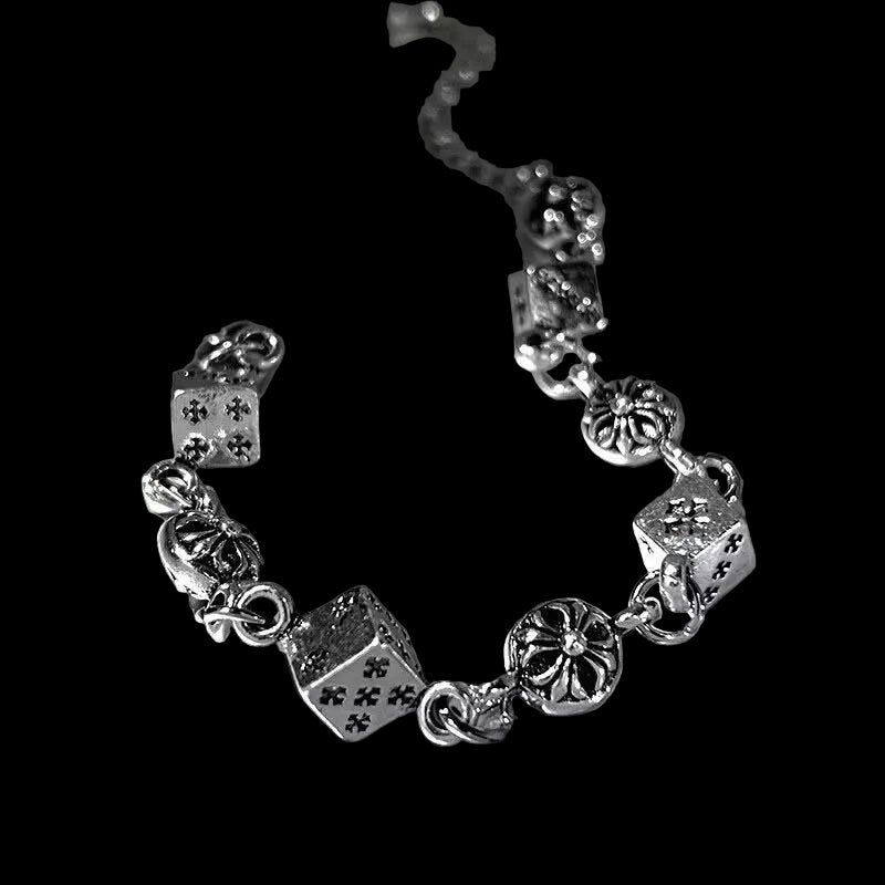 Chrome Hearts Dice & Cross Bracelet