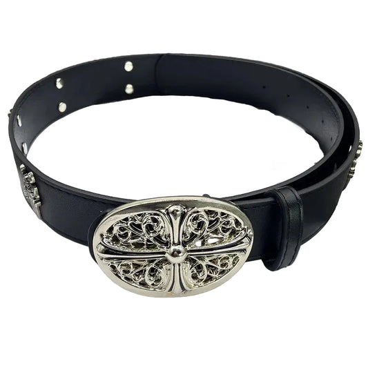 CHROME HEARTS CROSS BUCKLE BELT