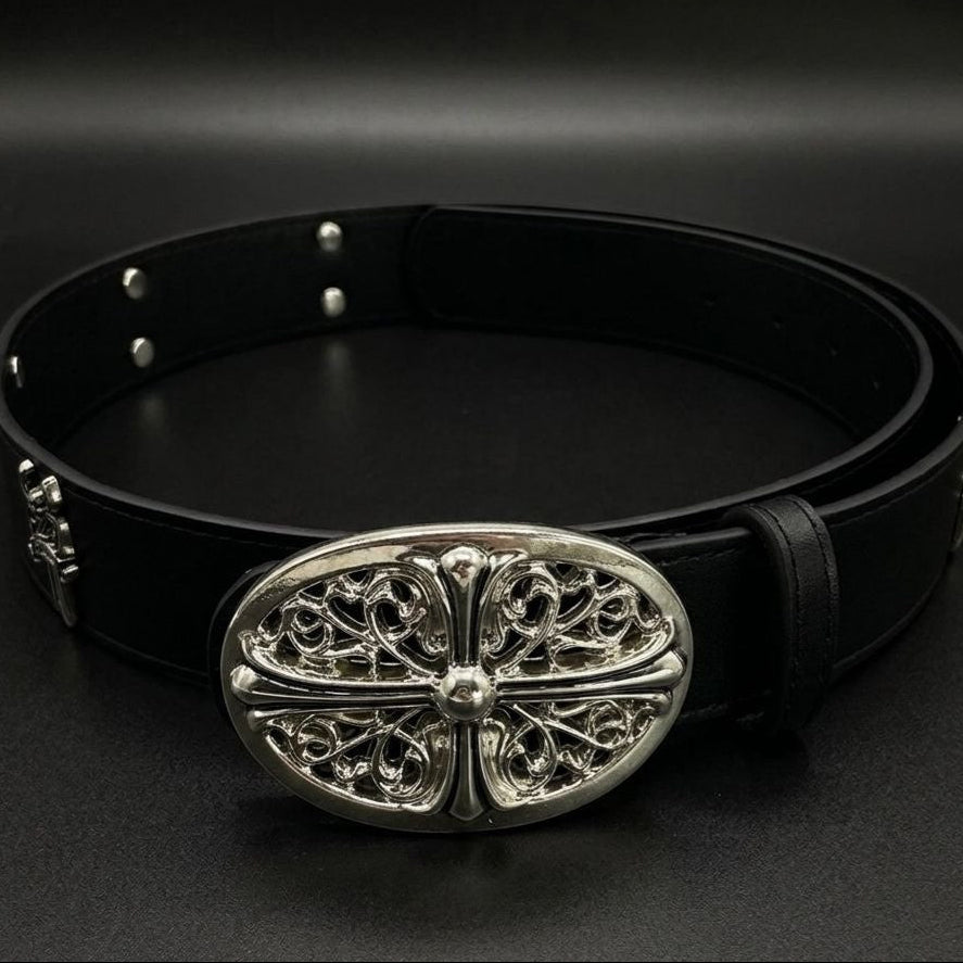 CHROME HEARTS CROSS BUCKLE BELT